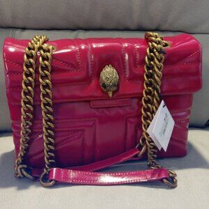 KURT GEIGER LONDON Kensington Union Jack Leather Shoulder Bag